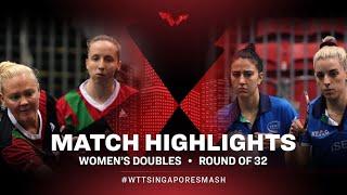 Dora MadaraszGeorgina Pota vs Giorgia PiccolinDebora Vivarelli  WD  Singapore Smash 2022 R32