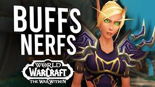 New Class BUFFS And Season 1 Balance Changes In The War Within  World Of Warcraft