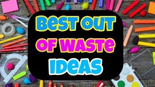 4 Best out of waste craft ideasDIY Best Craft IdeaBest reuse ideadiy art and craft