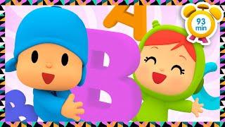 POCOYO ENGLISH - Alphabet For Kids Vowels And Consonants 93 min Full Episodes VIDEOS & CARTOONS