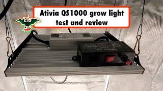 Ativia QS1000 grow light test and review