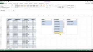 Utiliser les Slicers  Segments sur Excel 2010 - 2013