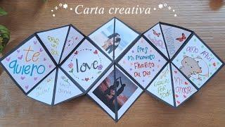 Carta plegable creativa 