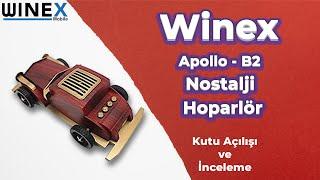 Winex Apollo-B2 Nostalji Hoparlörü  Kutu Açılışı ve İncelemesi