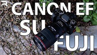 COME MONTARE OBIETTIVI CANON SU FOTOCAMERE FUJIFILM CON FRINGER EF-FX PRO III