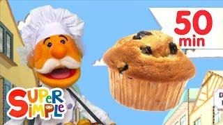 The Muffin Man + More  Kids Songs  Super Simple Songs