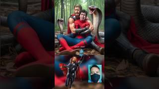 funny scene of Superhero crying afraid cobraAII Characters Marvel vs Dc #marvel #shorts #avengers