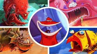 Rayman Origins + Legends - All Bosses + Endings No Damage