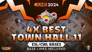 Best TH11 War Bases for June