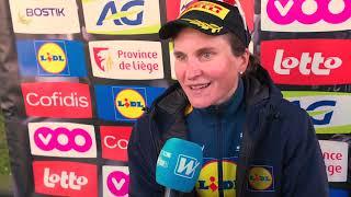 Elisa Longo Borghini post race interview LBL