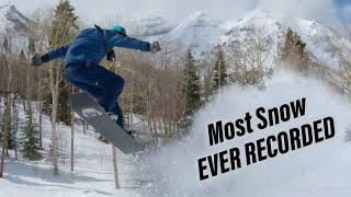 Sundance POWDER DAY - the MOST SNOW in the RESORTS HISTORY 