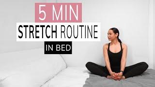 STRETCH ROUTINE IN BED  every evening