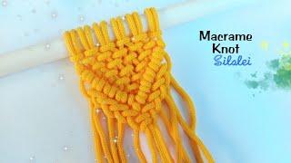 Macrame tutorial 24 - Macrame Knot 24