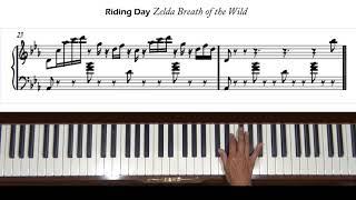 Riding Day from The Legend of Zelda Breath of the Wild Piano Tutorial