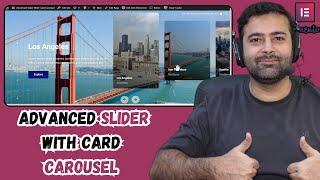 How To Add Elementor Advanced Slider with Card Carousel - WordPress Custom Slider Design
