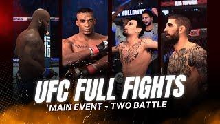 Max Holloway Ilia Topuria Derrik Lewis Jailton Malhadinho  FULL FIGHT #ufc #mma #boxing