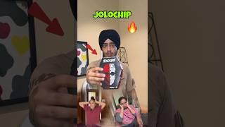 Trying *Jolochips *for the first timewith family spicy challenge@Param_aedy  ​​⁠ #shorts #spicy