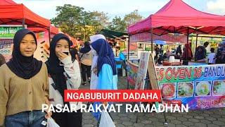 Ngabuburit Pesta Rakyat Ramadhan Dadaha Kota Tasikmalaya  Ramadan streets hunting for culinary