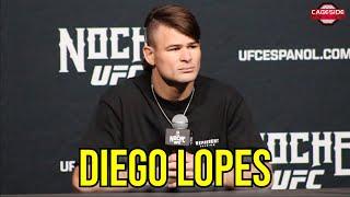 Diego Lopes Plans to Stop Brian Ortega Fast Then Go Corner Alexa Grasso in the Sphere  Noche UFC