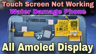 Amoled Display Touch Screen Not Working  Water Damage Touch Screen Problem Solution