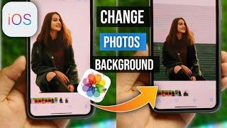 How To Change Photo Background In iPhone  How To Change Background in Photo in iPhone 