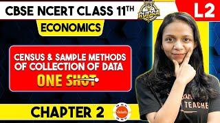 Census and Sample Methods of Collection of Data One Shot  CBSE Class 11 Economics  Surabhi Mam