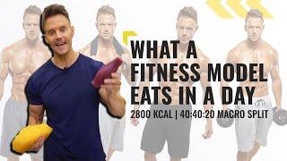 What A Fitness Model Eats In A Day  How I Stay Ripped At 40 with 2800 Calories A Day