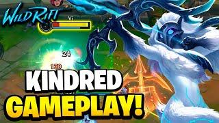 PRIMER GAMEPLAY DE KINDRED DIOSA DEL LATE GAME  Wild Rift