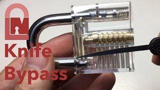 296 Double Locking Padlock Knife Bypass Explained