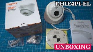 Honeywell Impact I-HIE4PI-EL Eyeball 4MP IP dome camera with built in audio microphone Unboxing