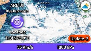 Tropical Cyclone Formation Alert Issued For DD ARB 01 Cyclone Tauktae Incoming in 48 Hrs - Update 2