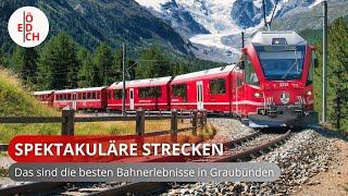 Highlights der Schweizer Bahn hautnah Bernina-Express Landwasserviadukt und mehr