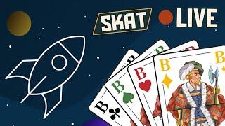 Skat Rocket Monatsmission 72024. 3 Mal 12 Spiele live mit Skatmeister Daniel auf der Euroskatinsel.