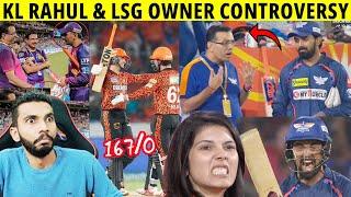 KL RAHUL AND LSG OWNER FIGHT  TRAVIS HEAD AND ABHISHEK SHARMA PARTNERSHIP  LSG VS SRH 2024