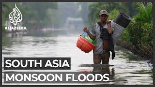 Floods leave millions displaced in India China Indonesia