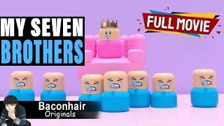 My Seven Twin Brothers Treat Me Like A Princess FULL MOVIE  roblox brookhaven rp