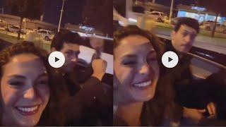 Murat Yıldırım ve Ebru Şahin Gizli Bahçe setinde erik dalı oynadılar