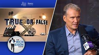 Celebrity True or False Dolph Lundgren Talks Ivan Drago Andy Warhol 007 & More  Rich Eisen Show