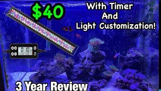 The Best Cheap $40 Reef Tank Light Grows Coral Fast and Healthy