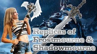 Unboxing sortof Frostmourne and Shadowmourne weapon replicas - World of Warcraft