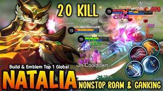 20 Kills Roaming Natalia with High Critical Build 100% ANNOYING - Build Top 1 Global Natalia