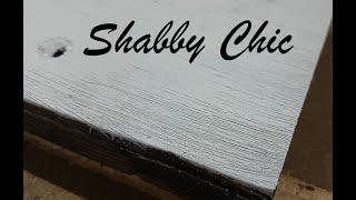 Vintage Shabby chic look make yourself  make new wood look old