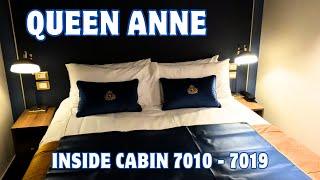 QUEEN ANNE - two different interior staterooms - INSIDE CABIN 7010 - 7019 - CUNARD LINE