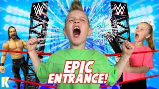 KidCity Makes an Epic WWE Entrance WWE Wrekkin Entrance Stage