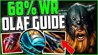 How to OLAF & CARRY 68% WR BUILD Olaf Beginners Guide Season 14 - League of Legends