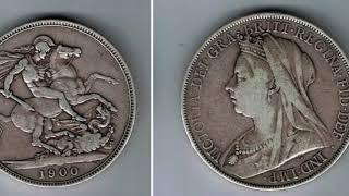 1900 Victoria Silver Crown Coin WORTH? Five Shillings 1900