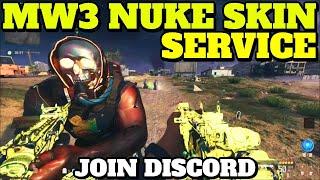 MW3 NUKE SKIN SERVICE Live now Join Discord Nuke Skin Unlock service MW3