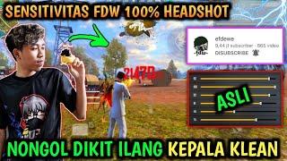 100% HEADSHOT️SENSITIVITAS FDW TERBARU 2022 SENSITIVITAS HEADSHOT SETELAH UPDATE 2022