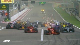 2018 Bahrain Grand Prix Race Highlights