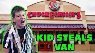 Kid Temper Tantrum Steals Family Van Drives To Chuck E. Cheese - Part 1Original